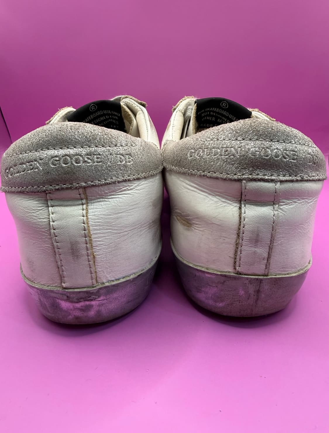 골든구스 슈퍼스타 화이트 실버 (Size 36) 상품이미지5