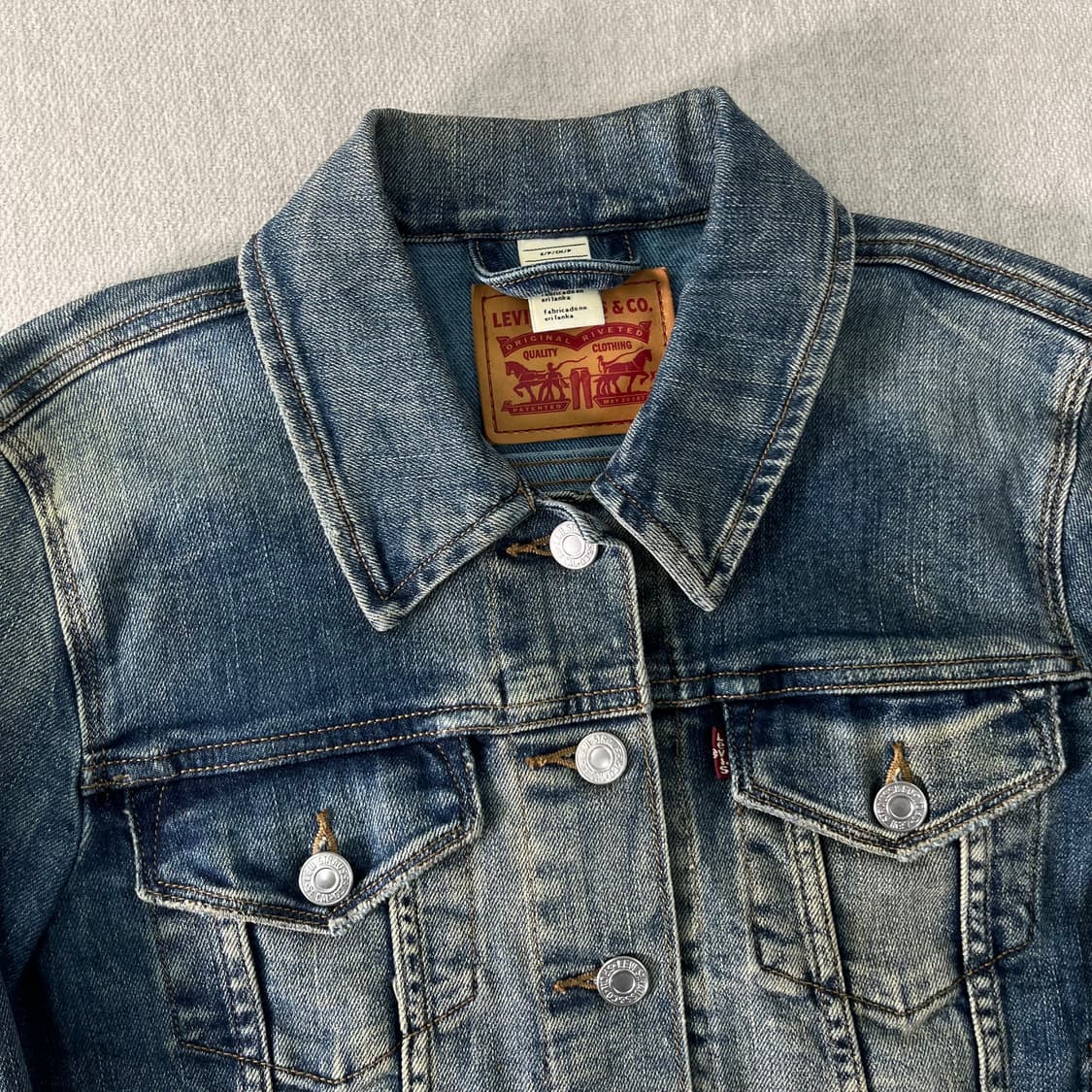 90 리바이스 크롭 데님자켓 상품이미지2