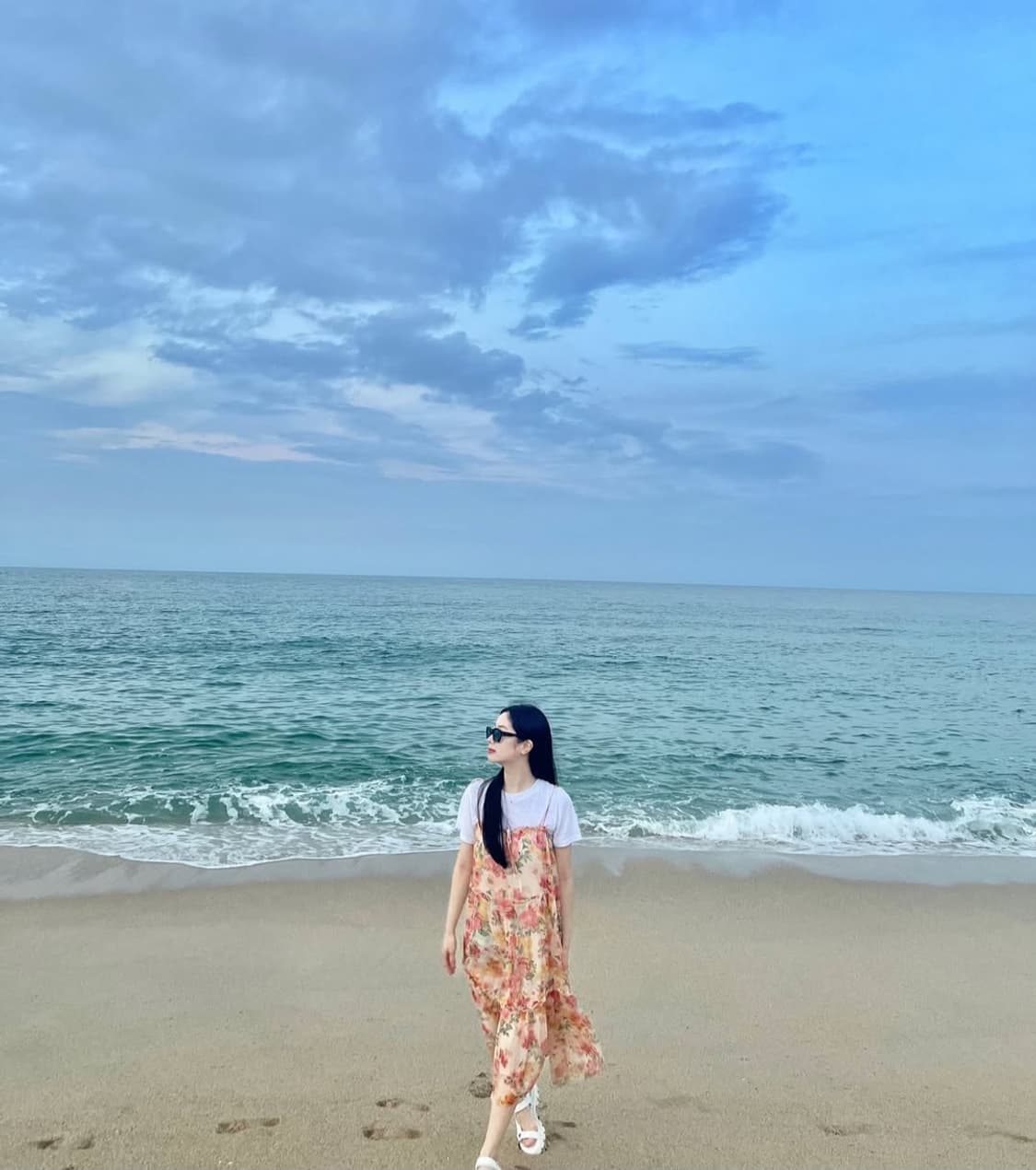 트와이스다현) 자라 플로럴 미디원피스 상품이미지3