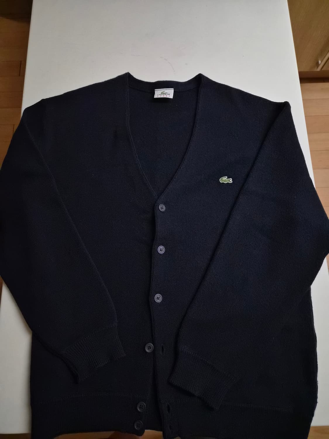 라코스테 빈티지 네이비가디건 상품이미지2