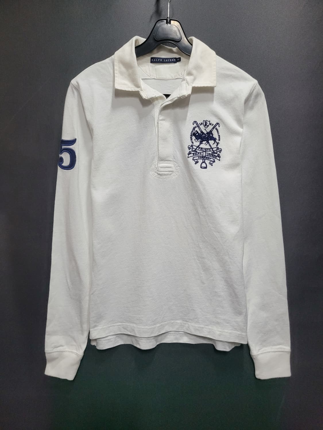 Ralph Lauren 랄프로렌 빈티지 자수로고 럭비 셔츠 상품이미지8