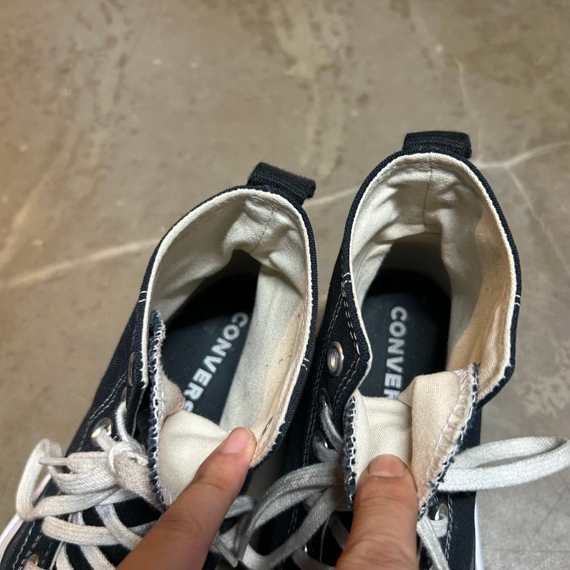 275) 컨버스 런스타 하이크 블랙 하이 상품이미지5