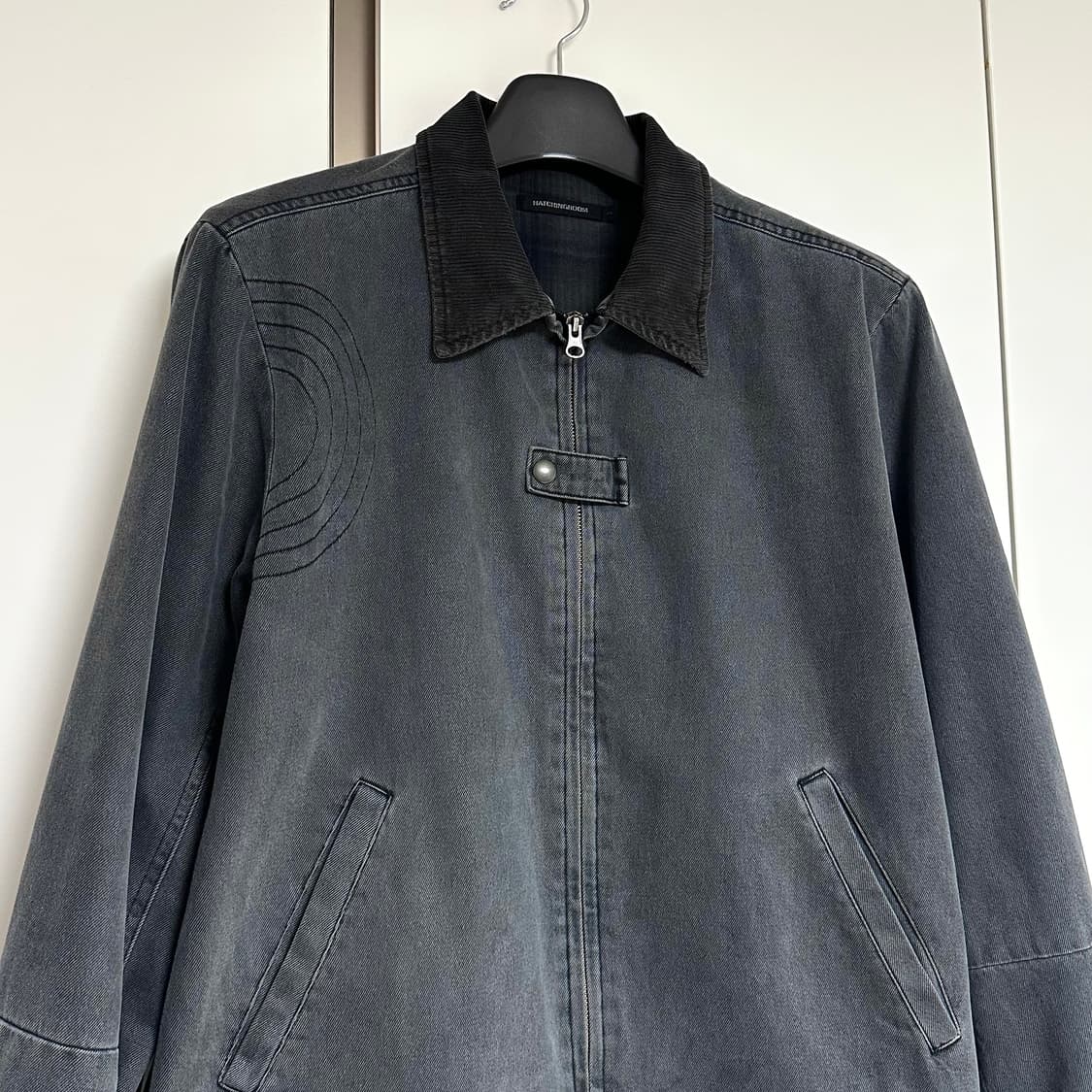 해칭룸 데님 워크 자켓 다이드 블루 그레이 3사이즈 상품이미지9