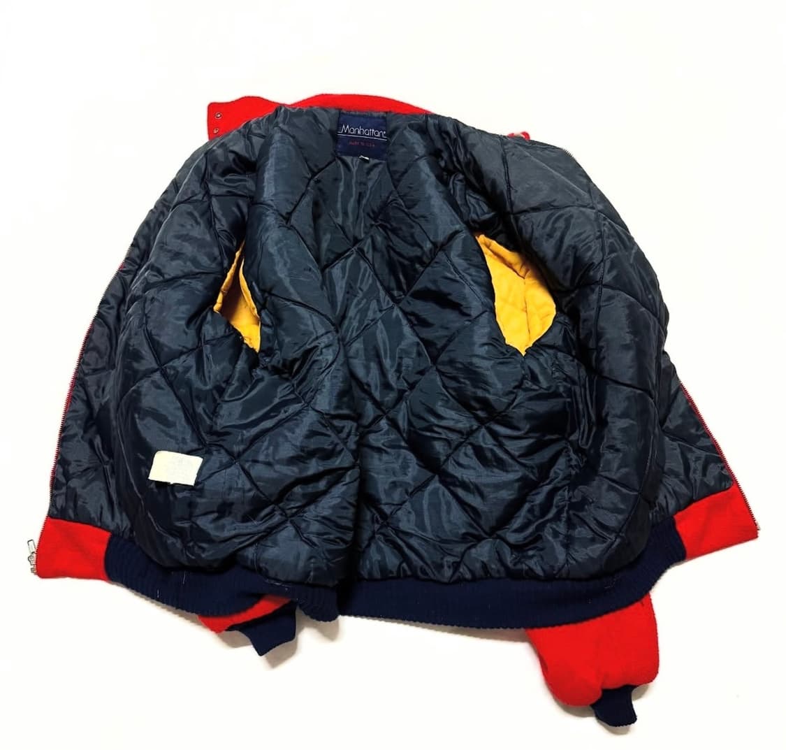맨하탄 - 90s USA 플리스 봄버 자켓 상품이미지4