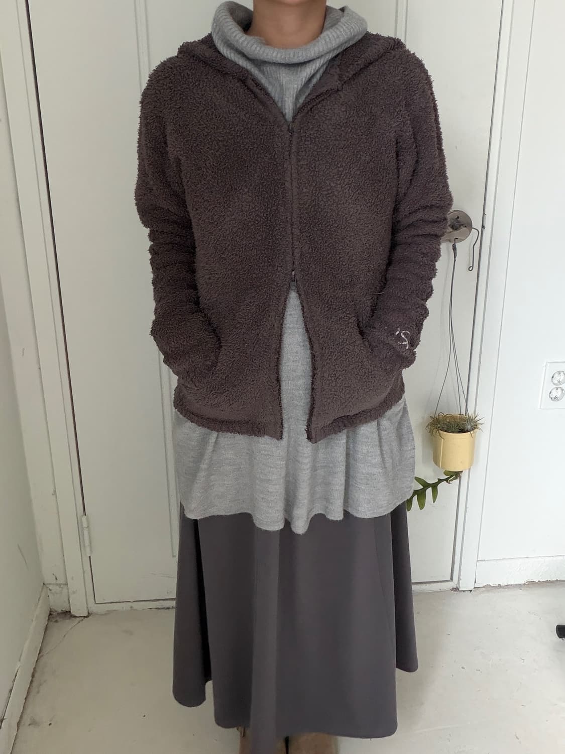 일본빈티지 투웨이 후리스 후디자켓 상품이미지1