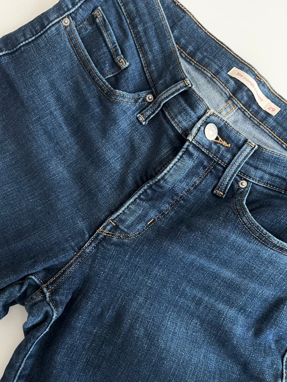 29) 리바이스 여성 314 쉐이핑 스트레이트 데님 청바지 상품이미지5