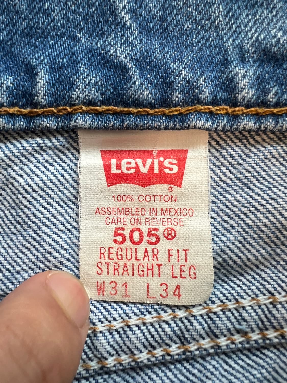 90s Levis 505 오렌지탭 상품이미지4