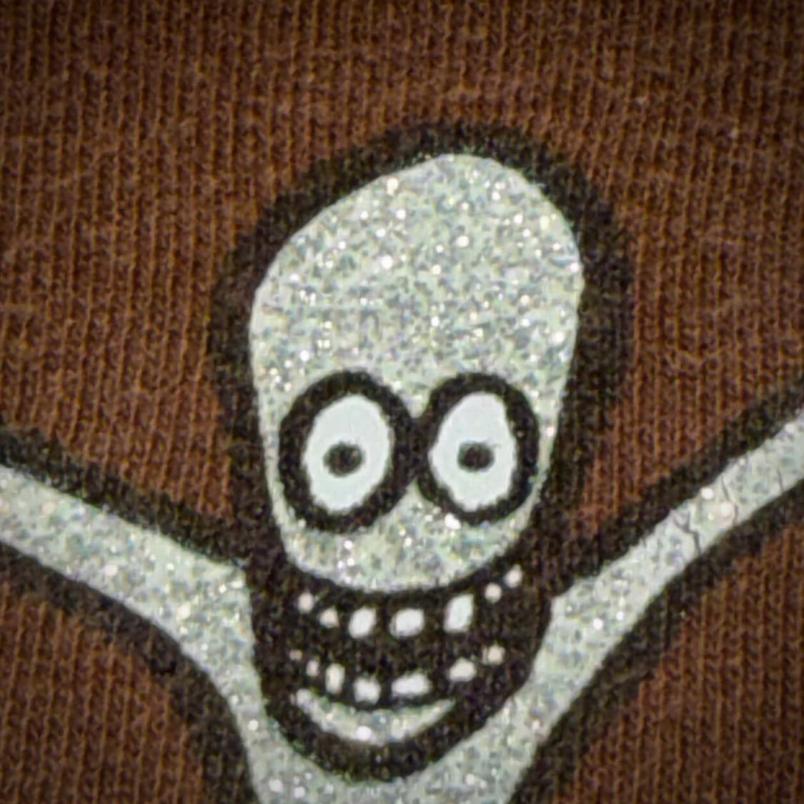 Rare 90s USA Xing Gear 실버 에이리언 티셔츠 상품이미지7