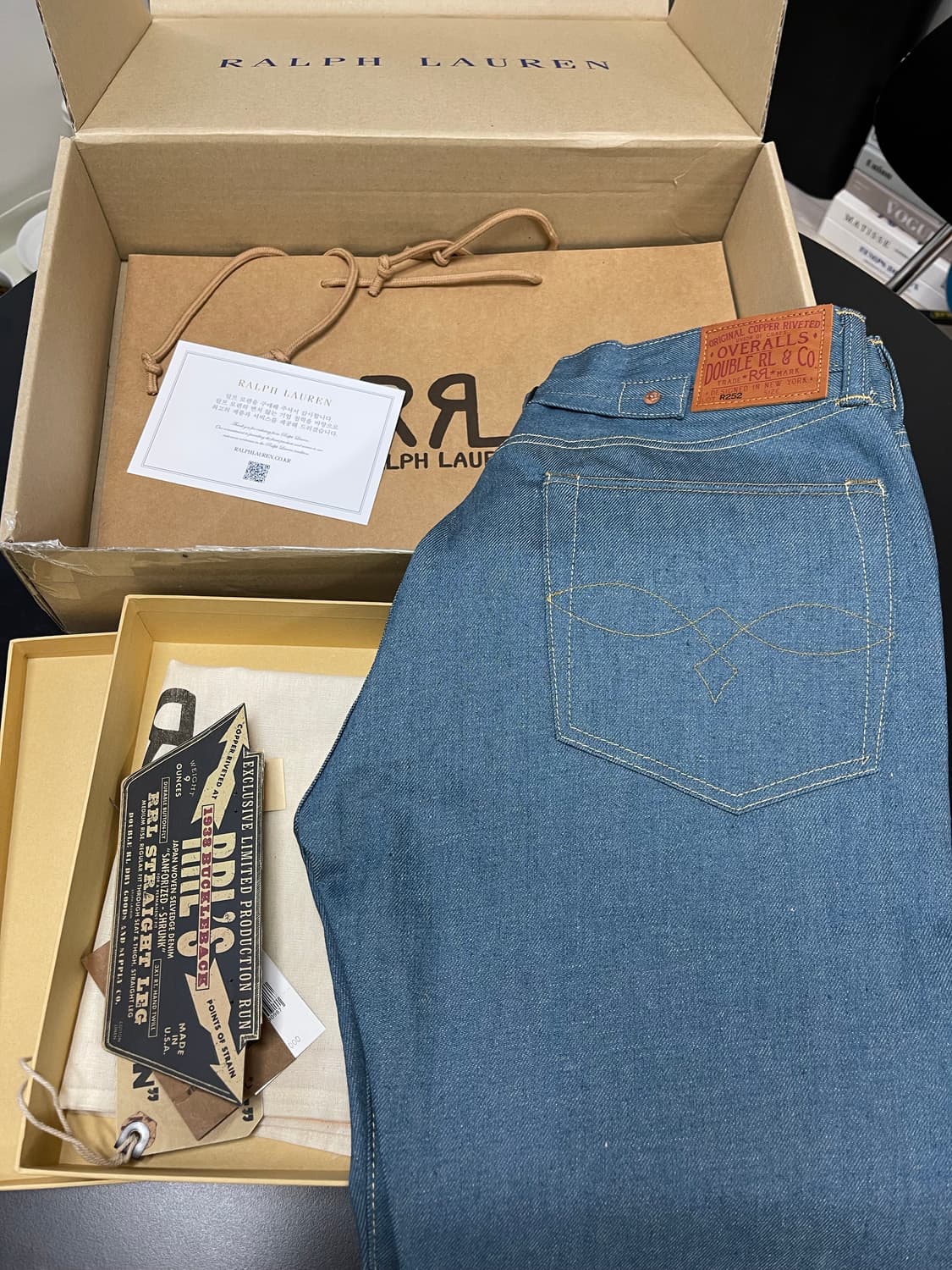 RRL 리미티드에디션 리지드 셀비지 진 31 상품이미지2