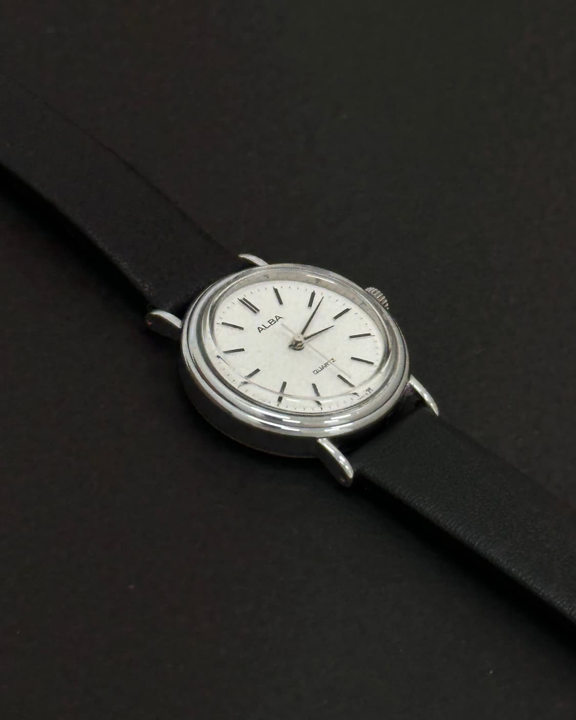 세이코 알바 라운드 실버 케이스 쿼츠 시계 상품이미지7