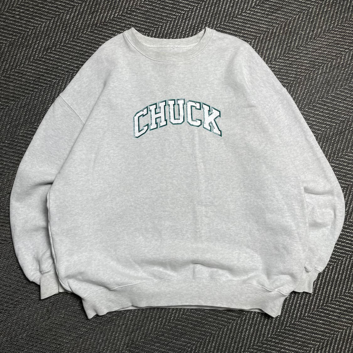 Chuck 아치로고 스웻 맨투맨 그레이o 5098 상품이미지1