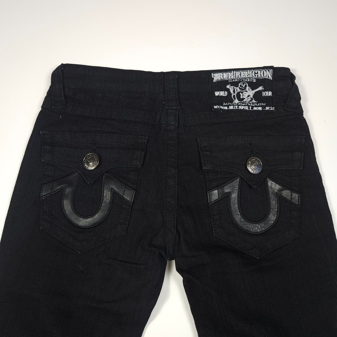 트루릴리전 로우라이즈 블랙진 상품이미지3