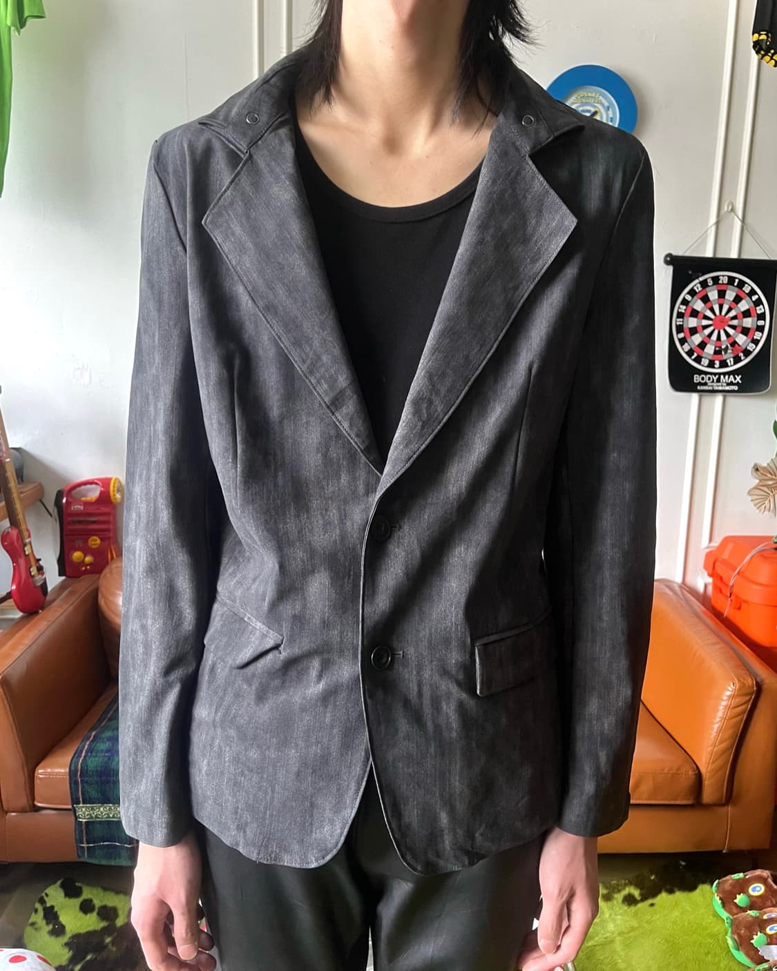TORNADO MART Washed Dying Texture Jacket 상품이미지2
