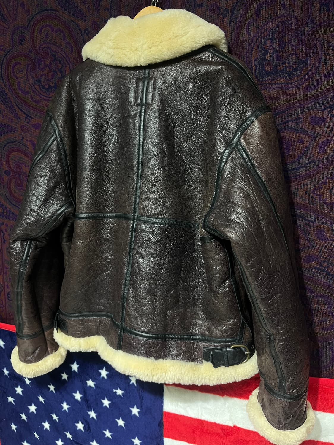 일본 hope사 b-3 폭격기 무스탕 상품이미지8