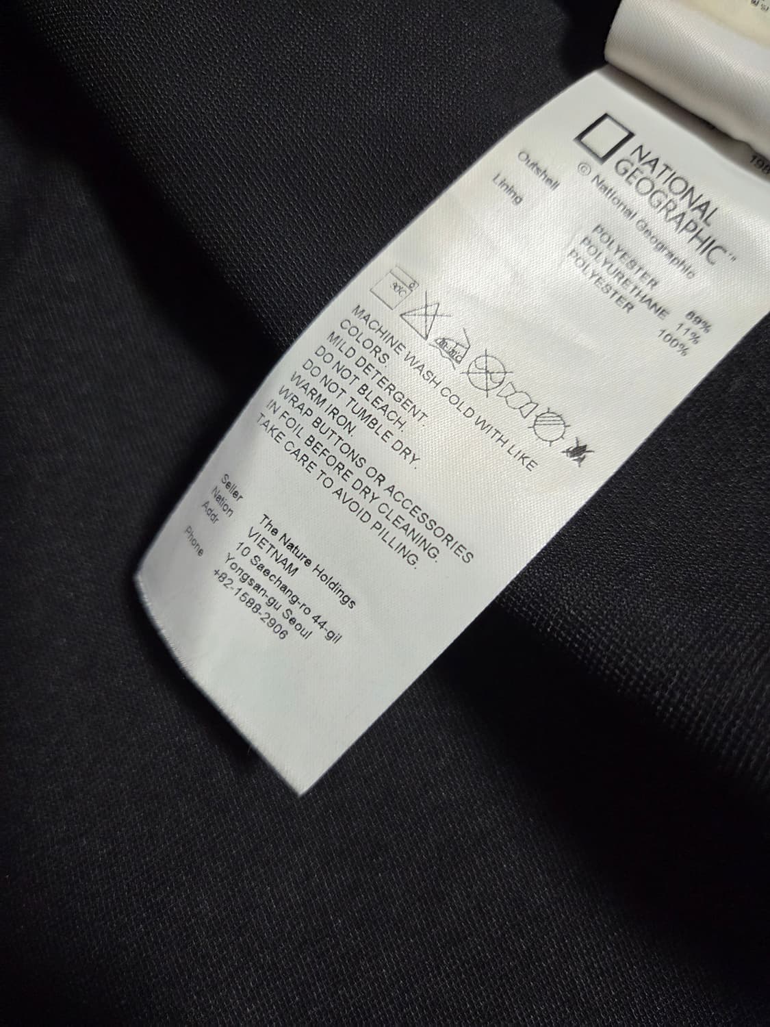 내셔널지오그래픽 블랙 자켓 105사이즈 상품이미지5