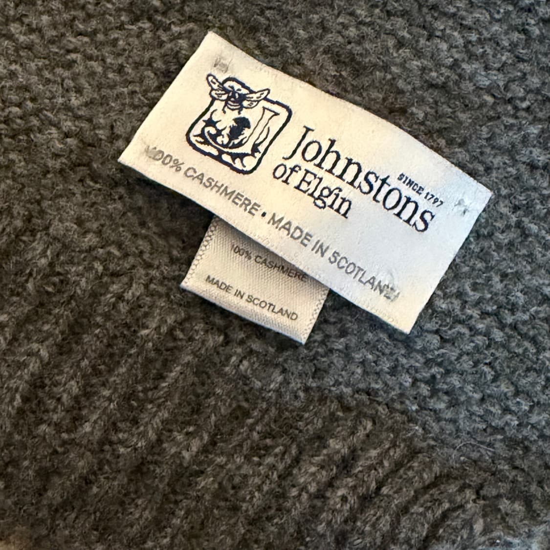 존스톤스 오브 엘긴 캐시미어 머플러 상품이미지3