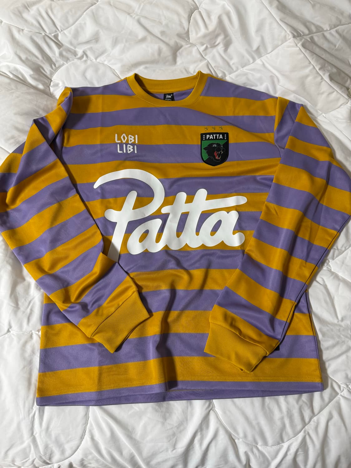 파타 스트라이프 롱슬리브 풋볼 저지  상품이미지1