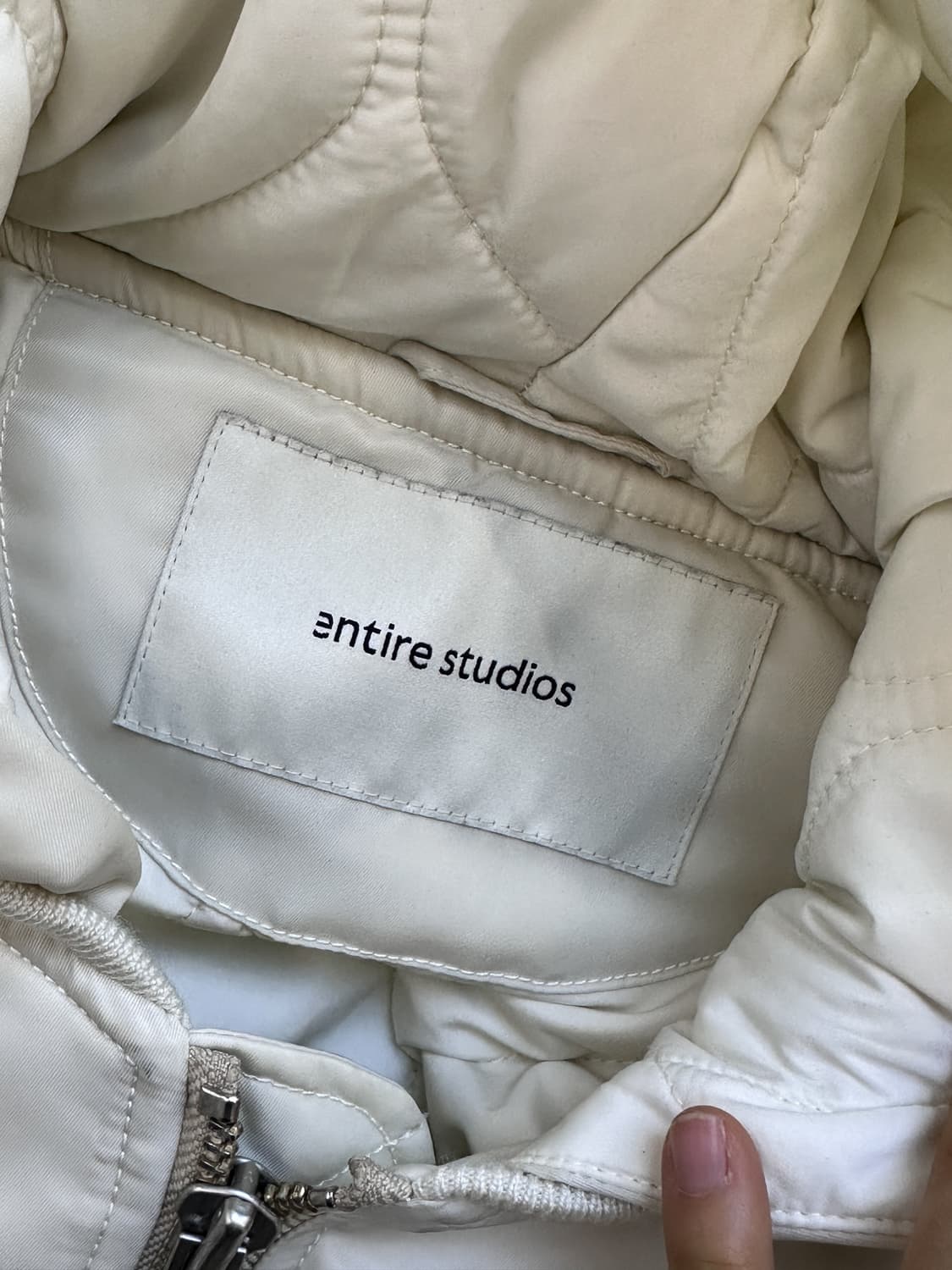 엔타이어 스튜디오 24ss 후드 브로드 봄버 자켓 상품이미지6