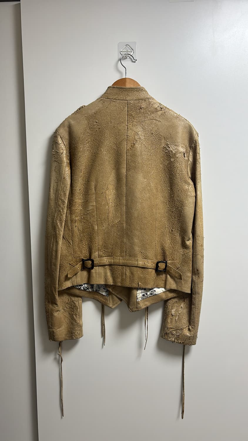 넘버나인 07ss 나폴레옹 레더 라이더 자켓 3사이즈 상품이미지2