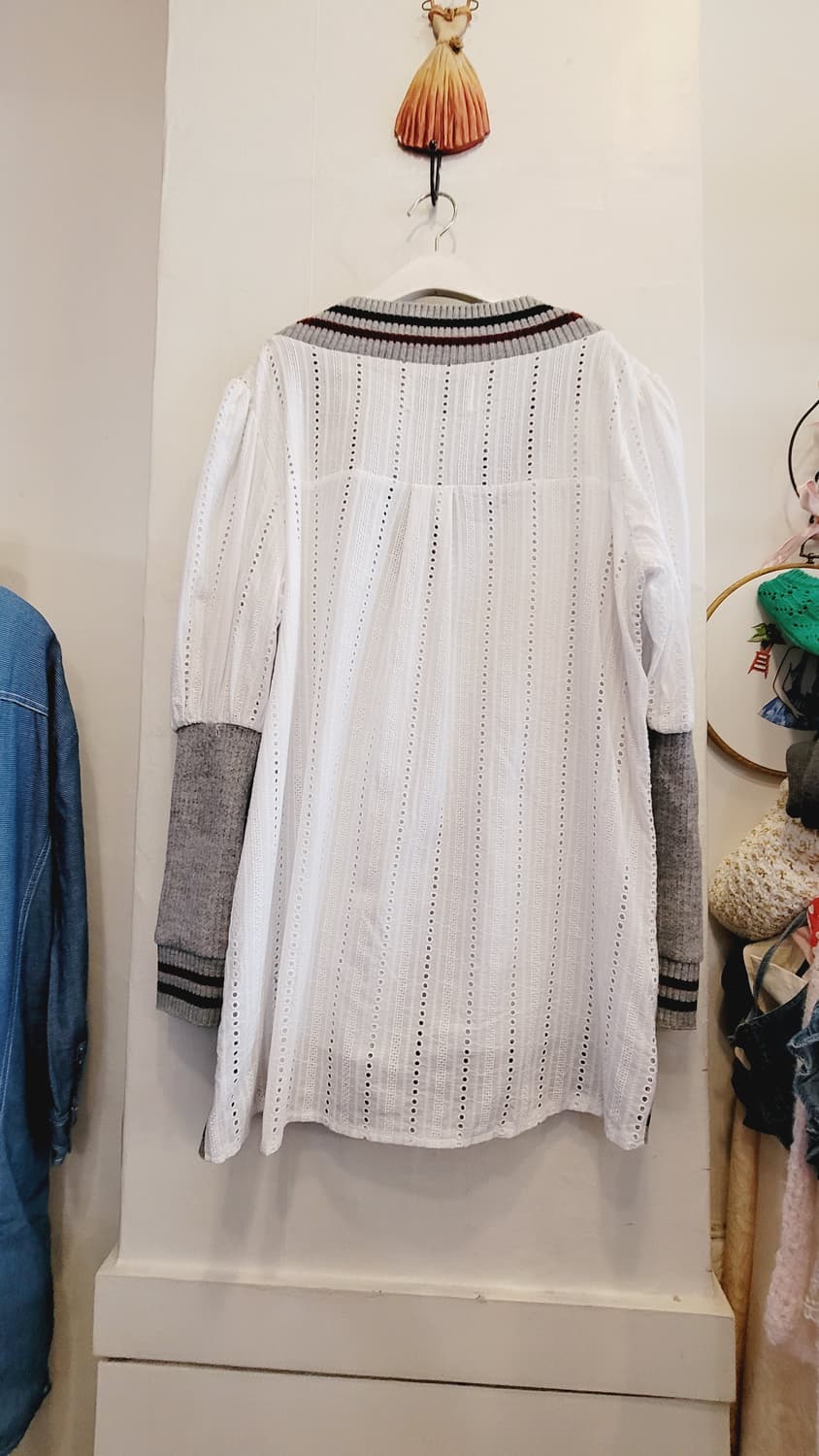 유니크 브이넥 니트 상품이미지6