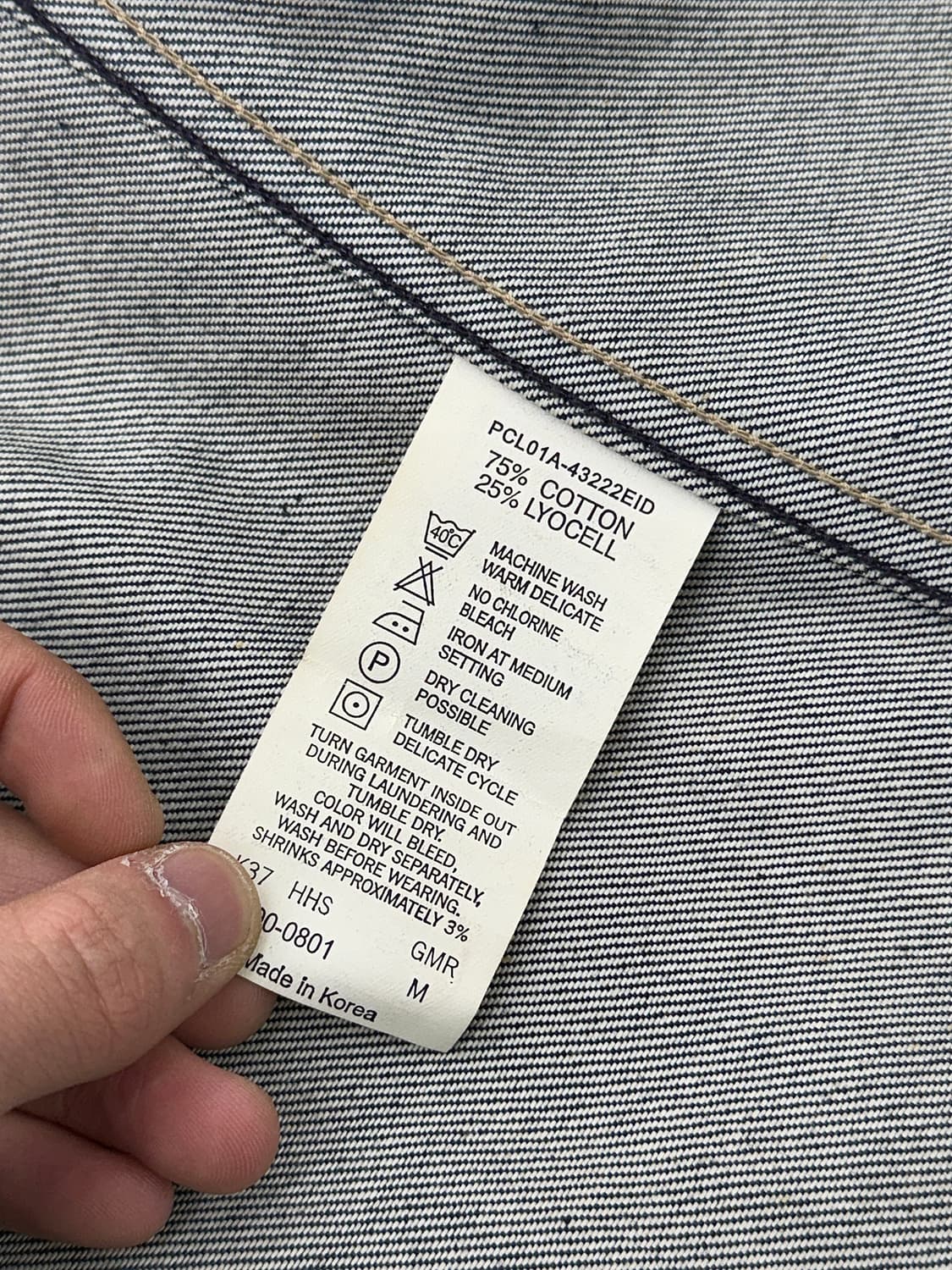 리바이스 엔지니어드 흑청 데님 트러커 자켓 상품이미지8