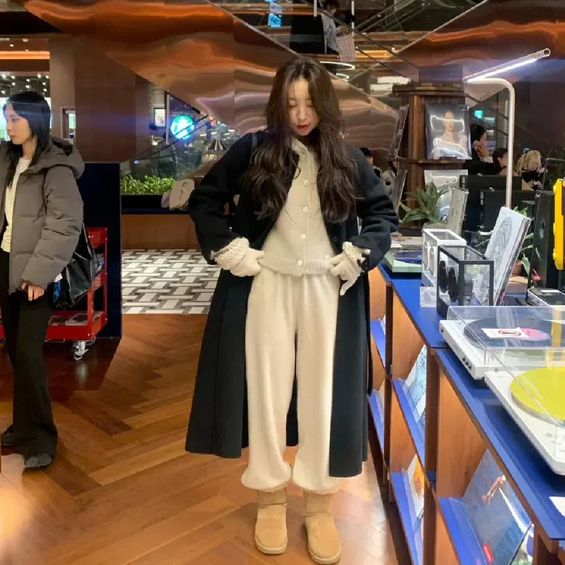 시예(siye) 시예샵 샵시예 블랙 시티 캐시미어 핸드메이드 코트 새상품 상품이미지3