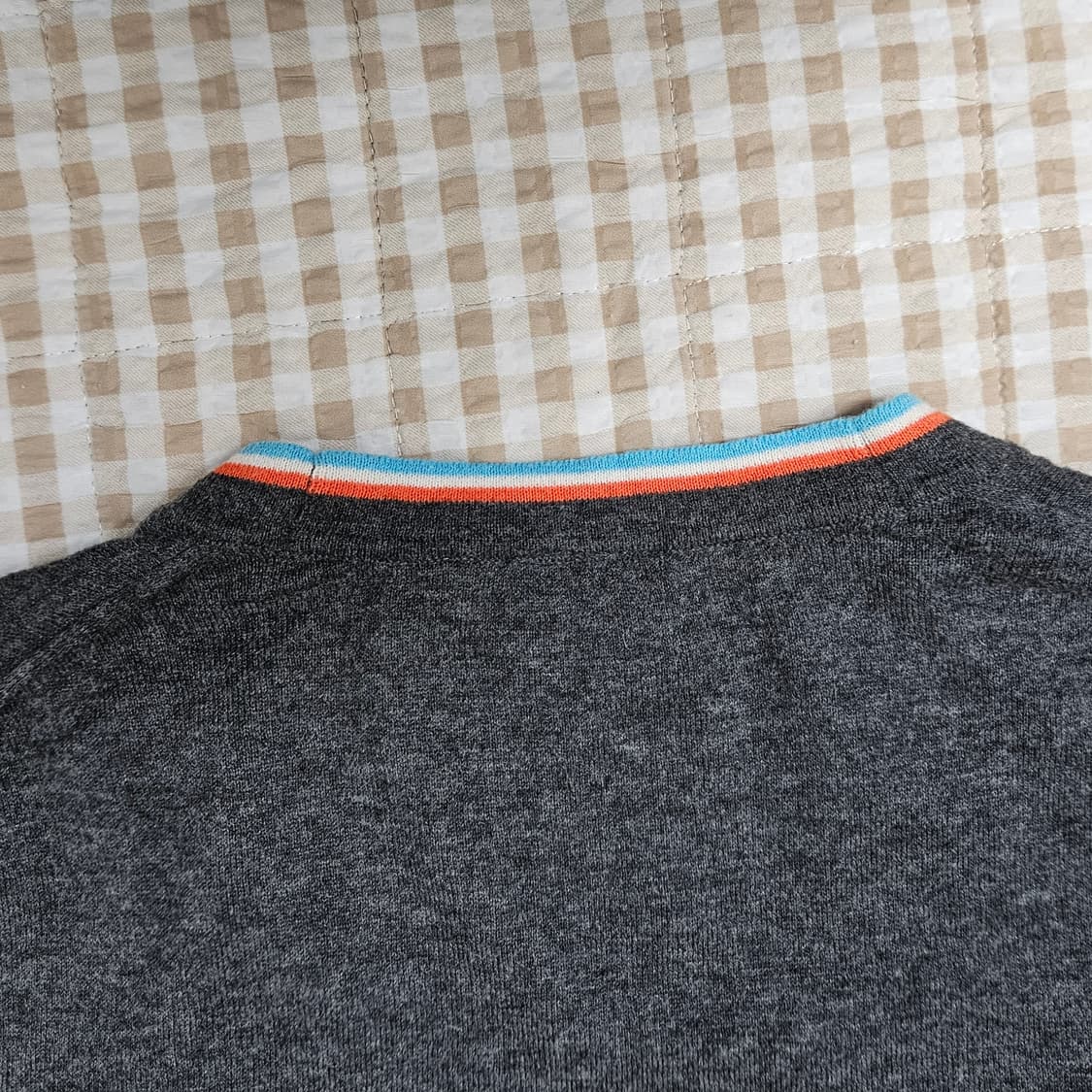 라코스테 얇은 니트 가디건 남자100 상품이미지5