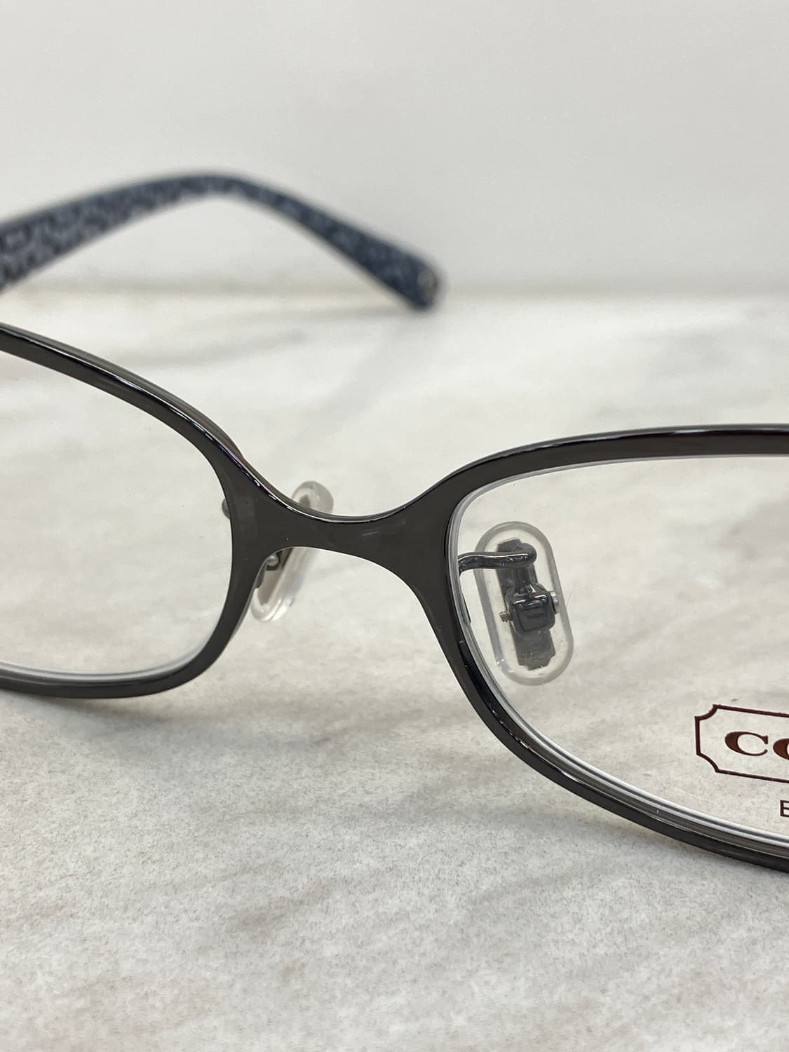 B45 코치 COACH 사이드 와이어 오벌 메탈테 안경 상품이미지5