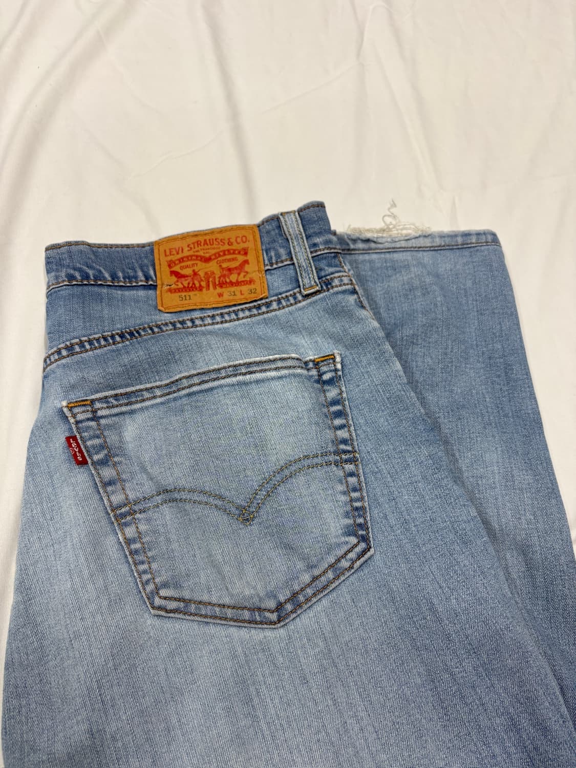 빈티지 리바이스 511 라이트워시 데님 청바지  상품이미지8