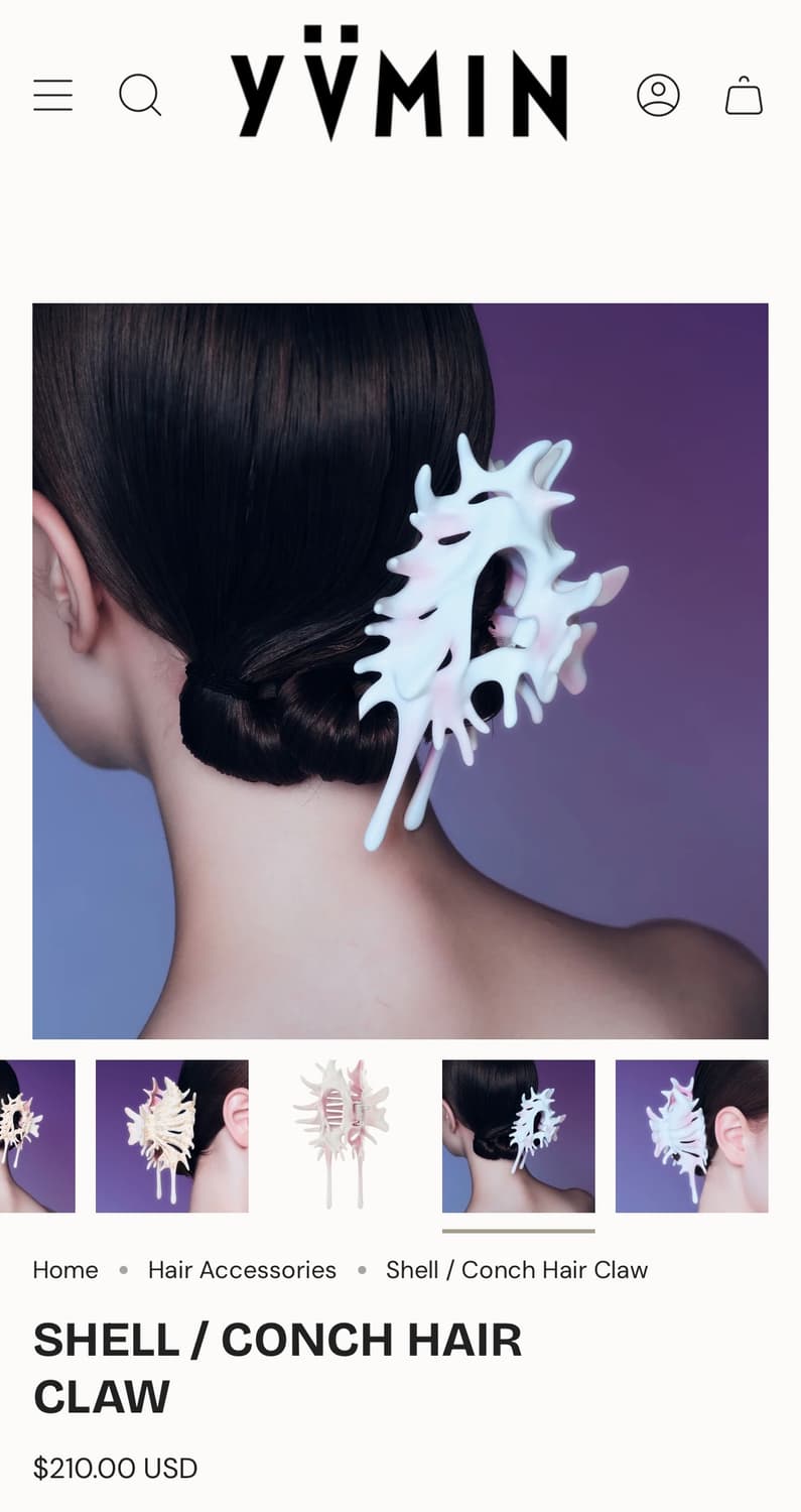 yvmin 헤어클립 집게핀 머리핀 헤어 악세서리 위민 슈슈통 상품이미지3