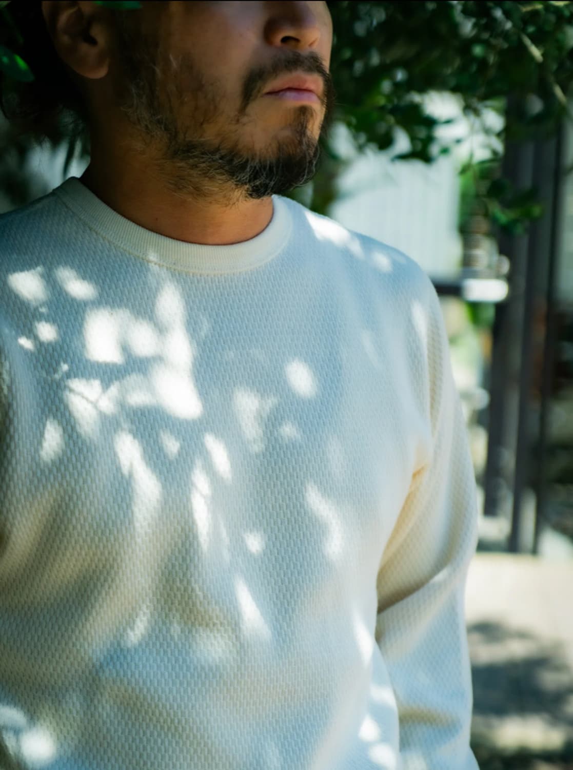 25FW 리얼맥코이 와플 써멀 롱슬리브 밀크 [XL] 상품이미지7