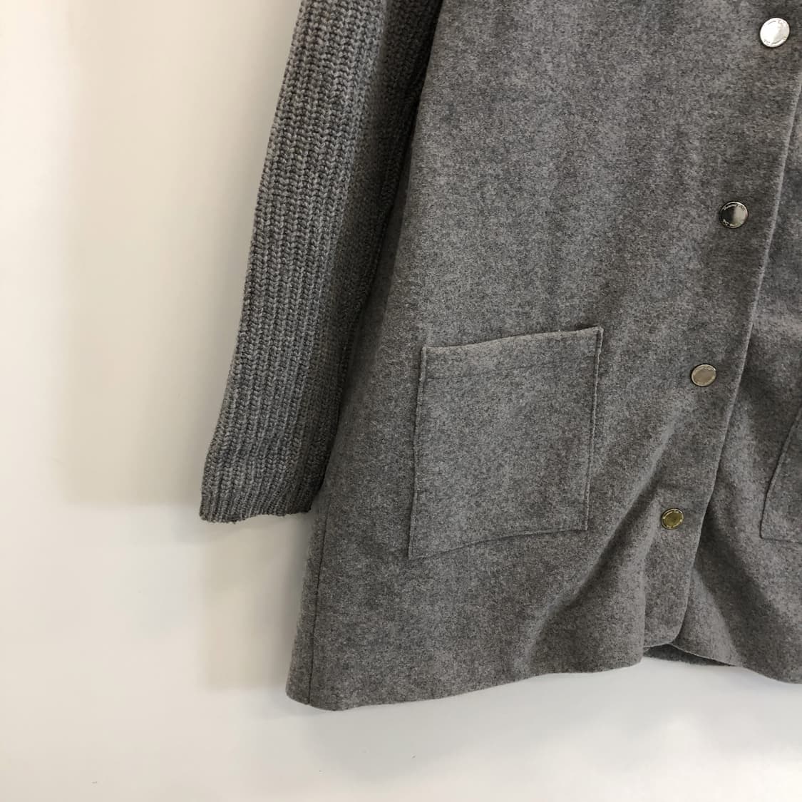 마시모두띠 이탈리안얀 캐시미어 후드코트 S 상품이미지2