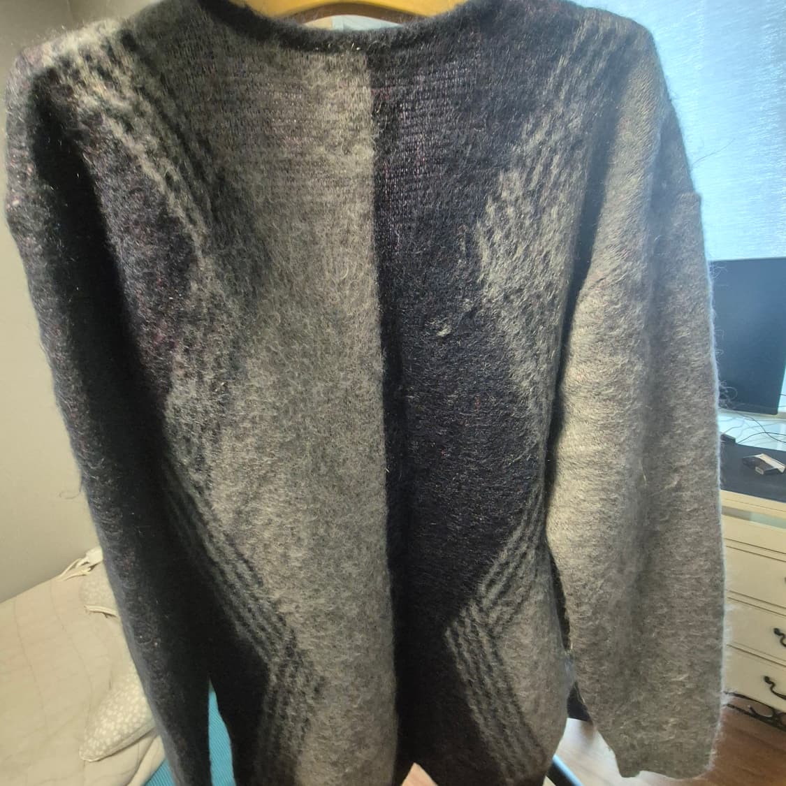 니들스 모헤어 빠삐용 가디건 그레이 XL 상품이미지2