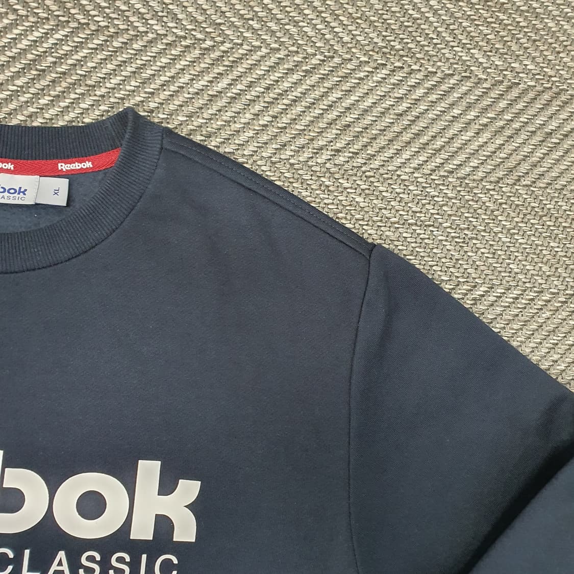 리복 기모 맨투맨 남자105 상품이미지3