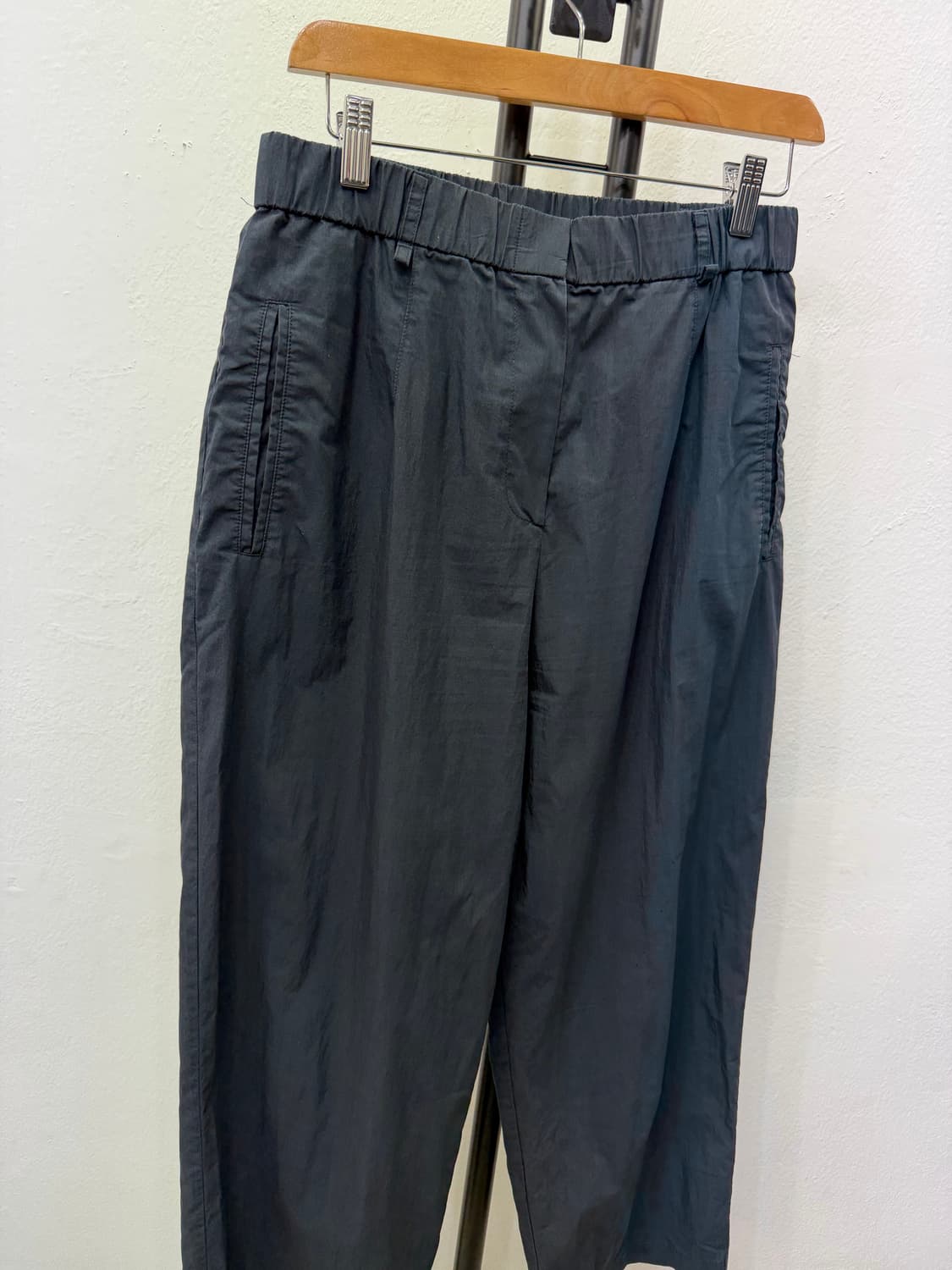 정품) LATT 래트바이티 한섬 23ss 밴딩 와이드팬츠 67 상품이미지2