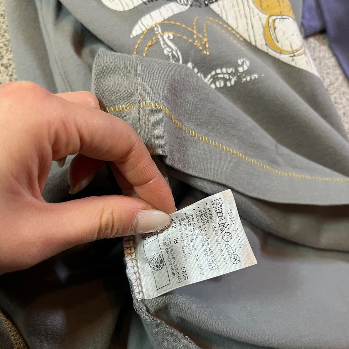 리바이스 빅로고 나그랑 롱슬리브 상품이미지5