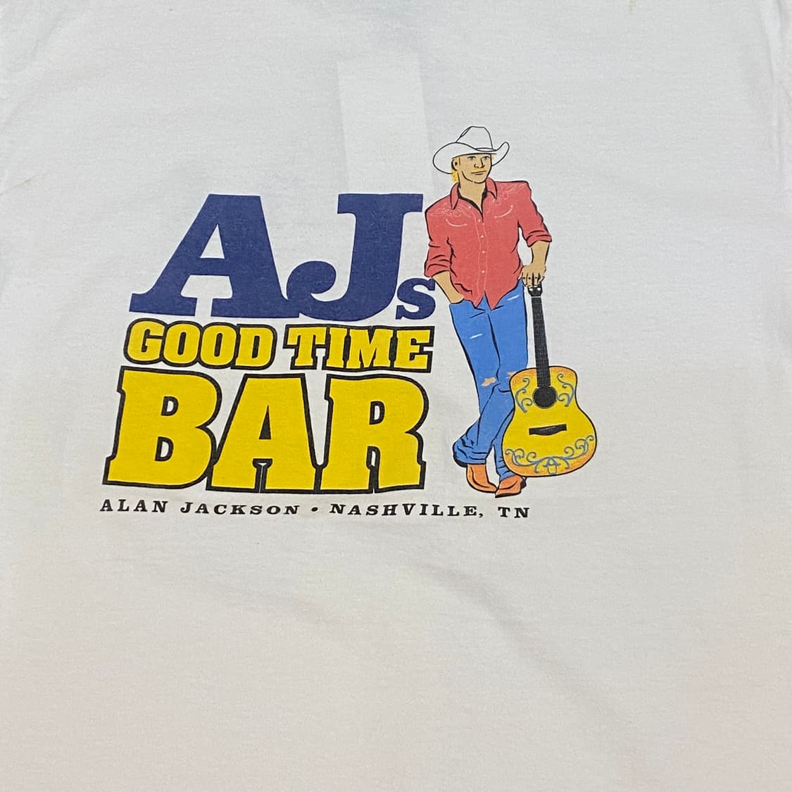 미국 빈티지 길단 AJ 바 프린팅 반팔티 티셔츠 상품이미지6