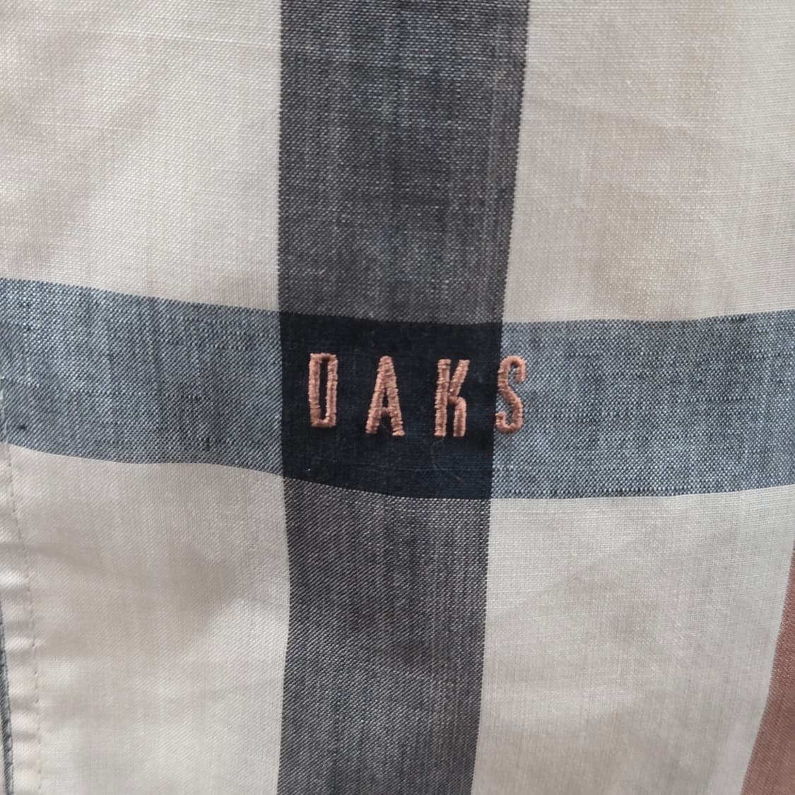 닥스 키즈 린넨 블랜드 체크 베스트 130/9Y 상품이미지4