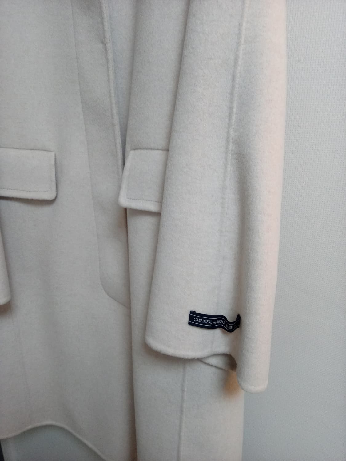 씨씨콜렉트 캐시미어 울 블렌드 폭스퍼 코트 상품이미지3