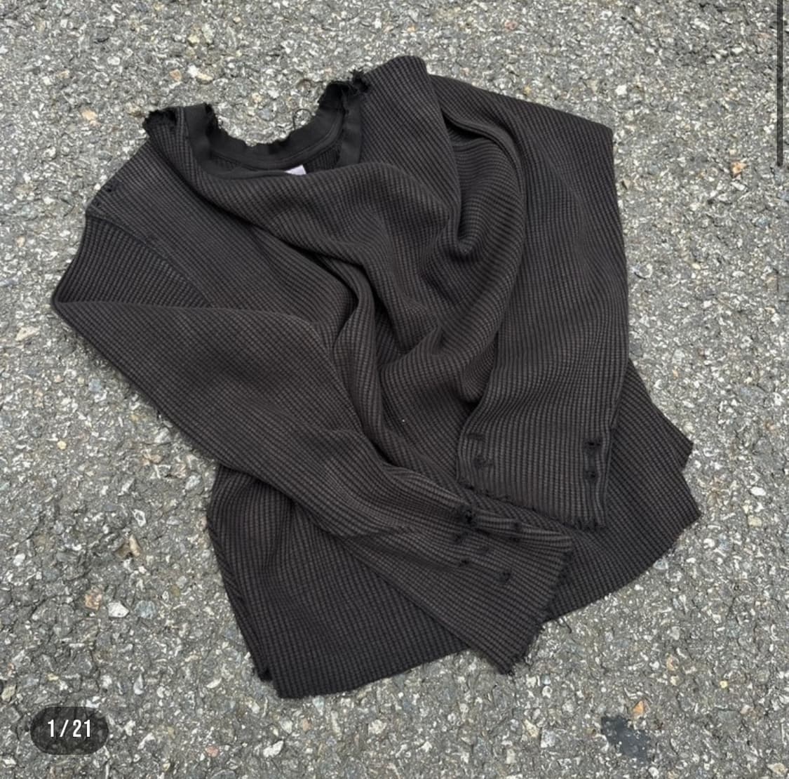 소버 굿즈 와플 써멀 티 오네이타 상품이미지2