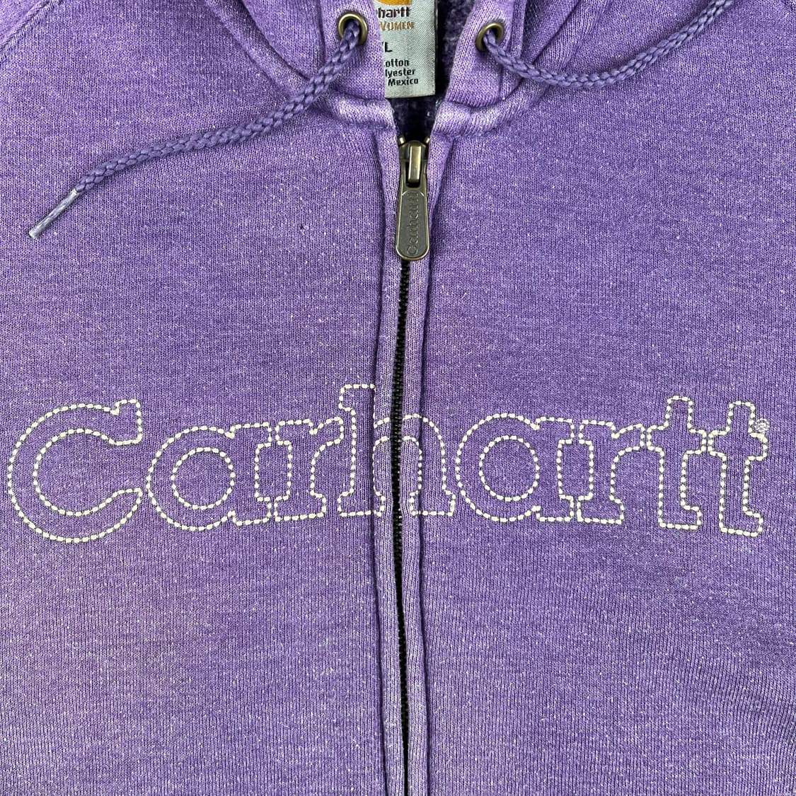 빈티지 칼하트 플리스 래글런 후드집업 상품이미지4