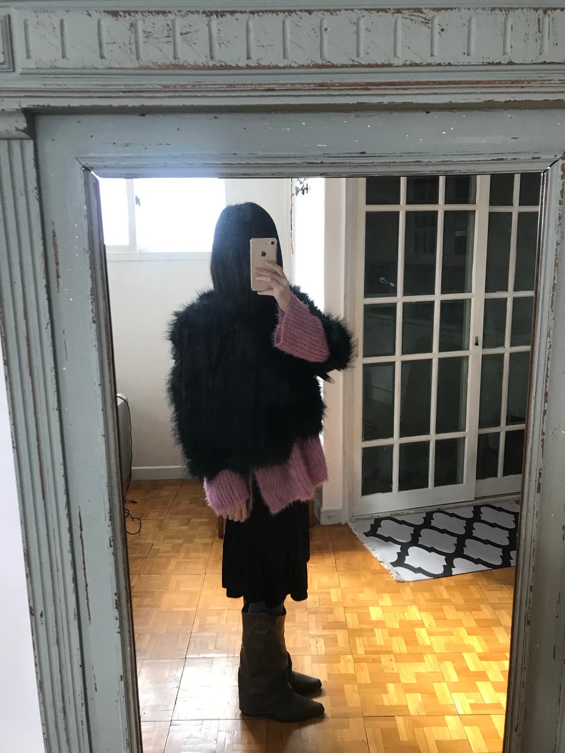 vintage eco fur jacket 상품이미지4