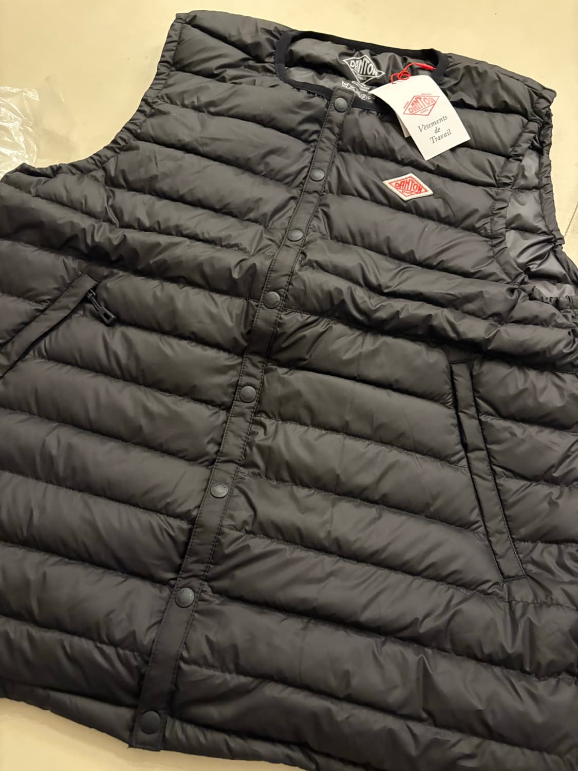 단톤 경량 패딩 조끼 / 40 (100~105) 상품이미지3