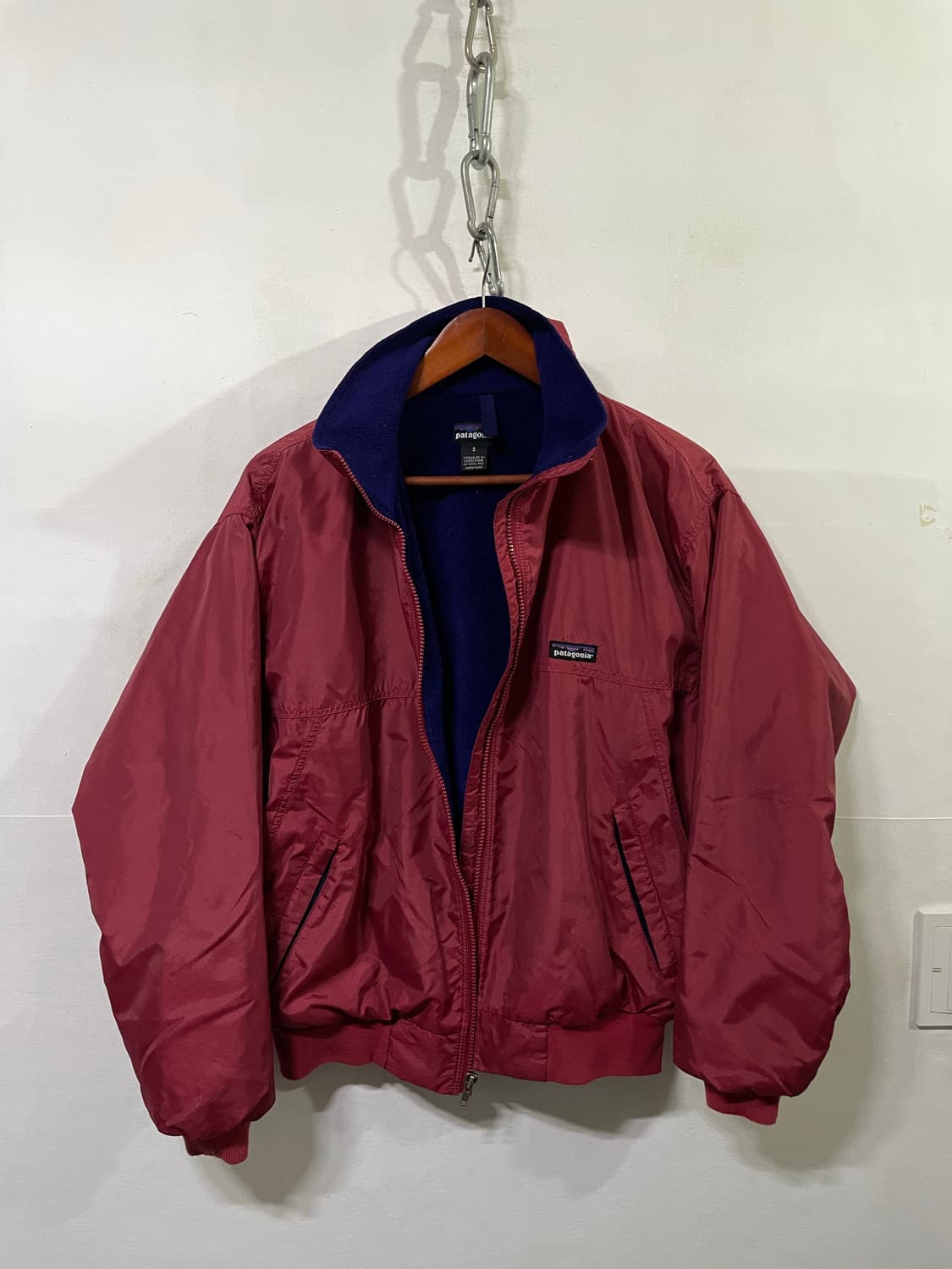 90s 빈티지 파타고니아 쉘드 신칠라 봄버 자켓 초희귀 상품이미지4