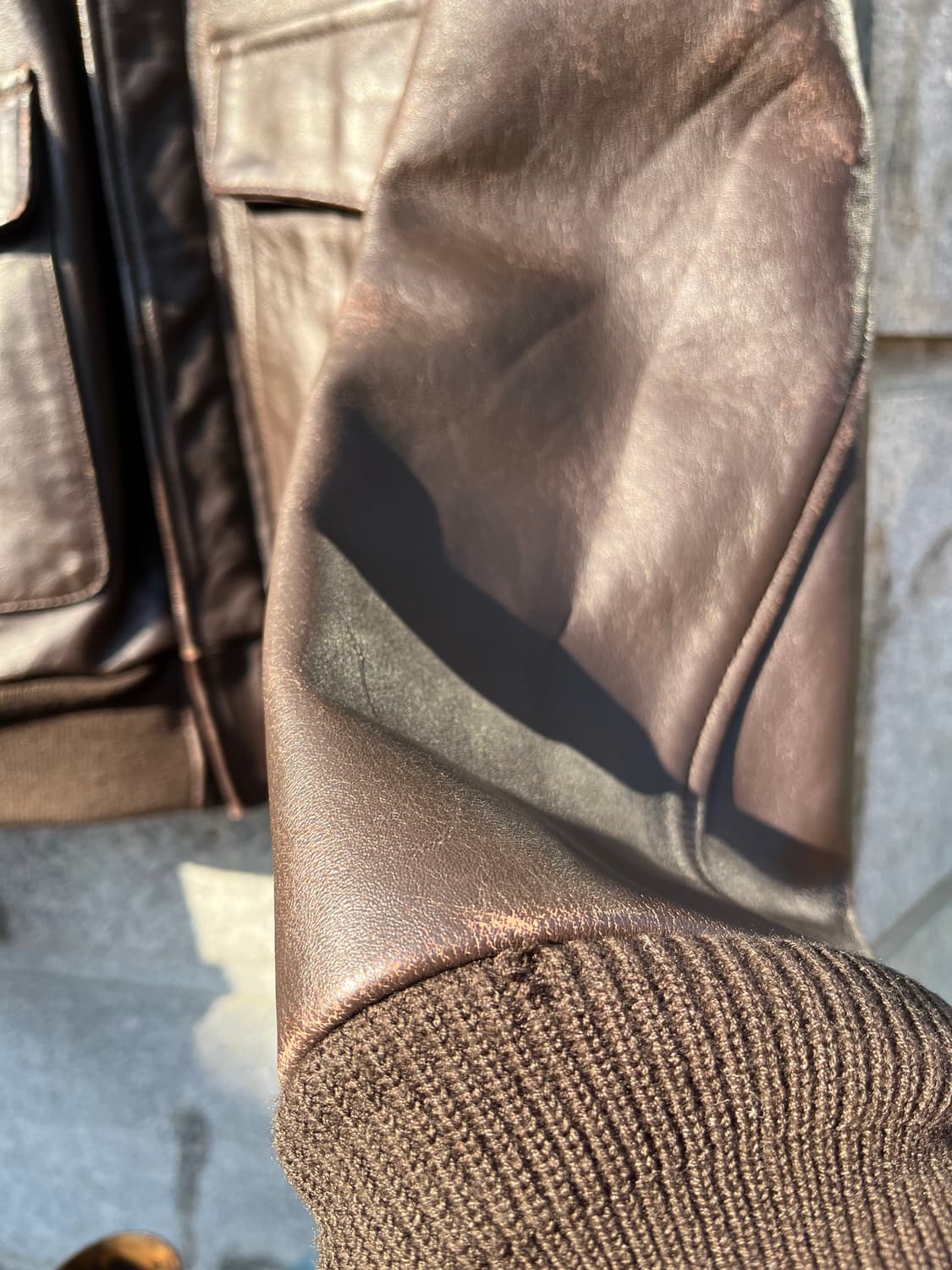 90‘s 나카타 쇼텐 홀스하이드 A-2 자켓 [ 100 ] 상품이미지8