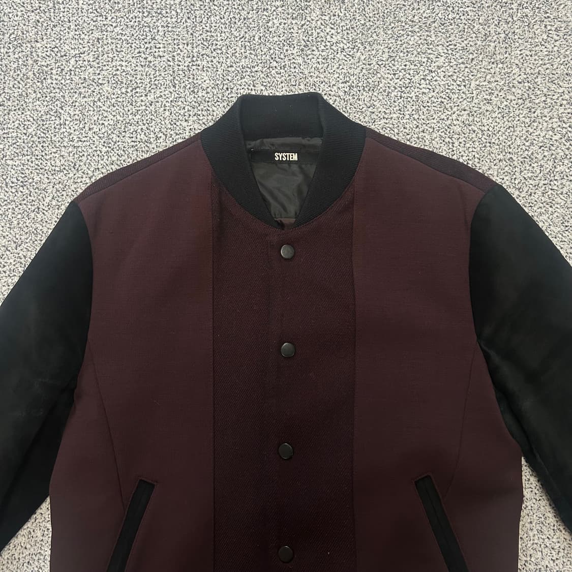 SYSTEM Varsity Teddy Jacket. 상품이미지4