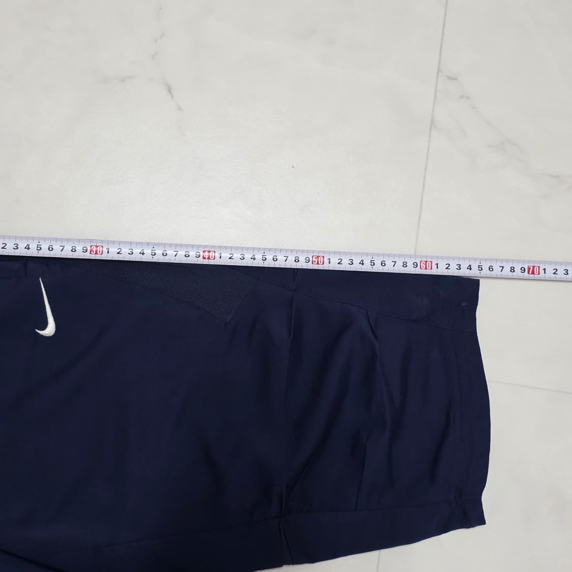 L 나이키 올드스쿨 카프리 트랙 팬츠 반바지 네이비 상품이미지9