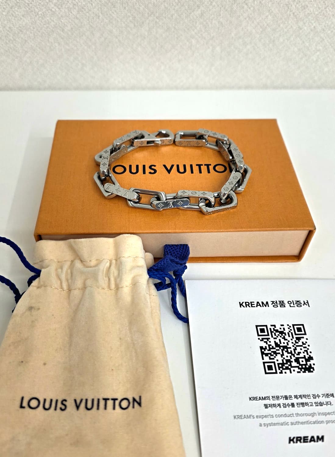 [풀구성]24ss 루이비통 버질아블로 체인팔찌 L 새상품급 상품이미지1