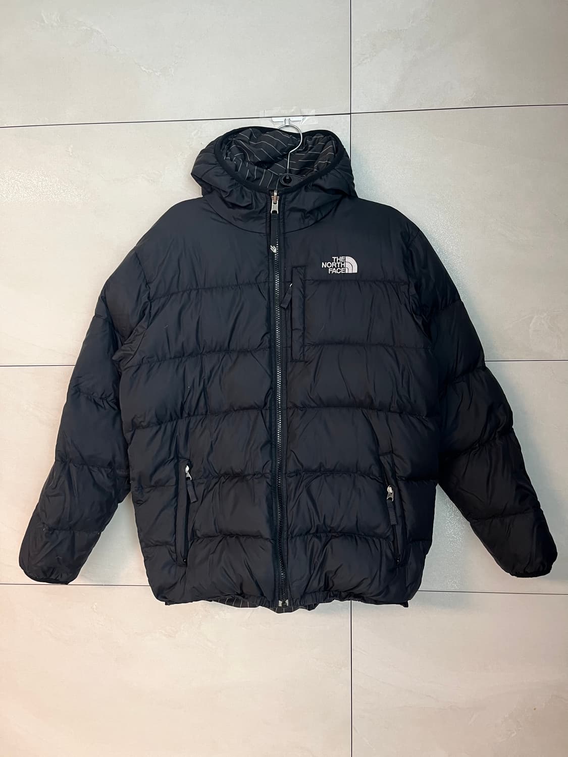 노스페이스 리버시블 550 구스 패딩 블랙 (XL) 상품이미지4