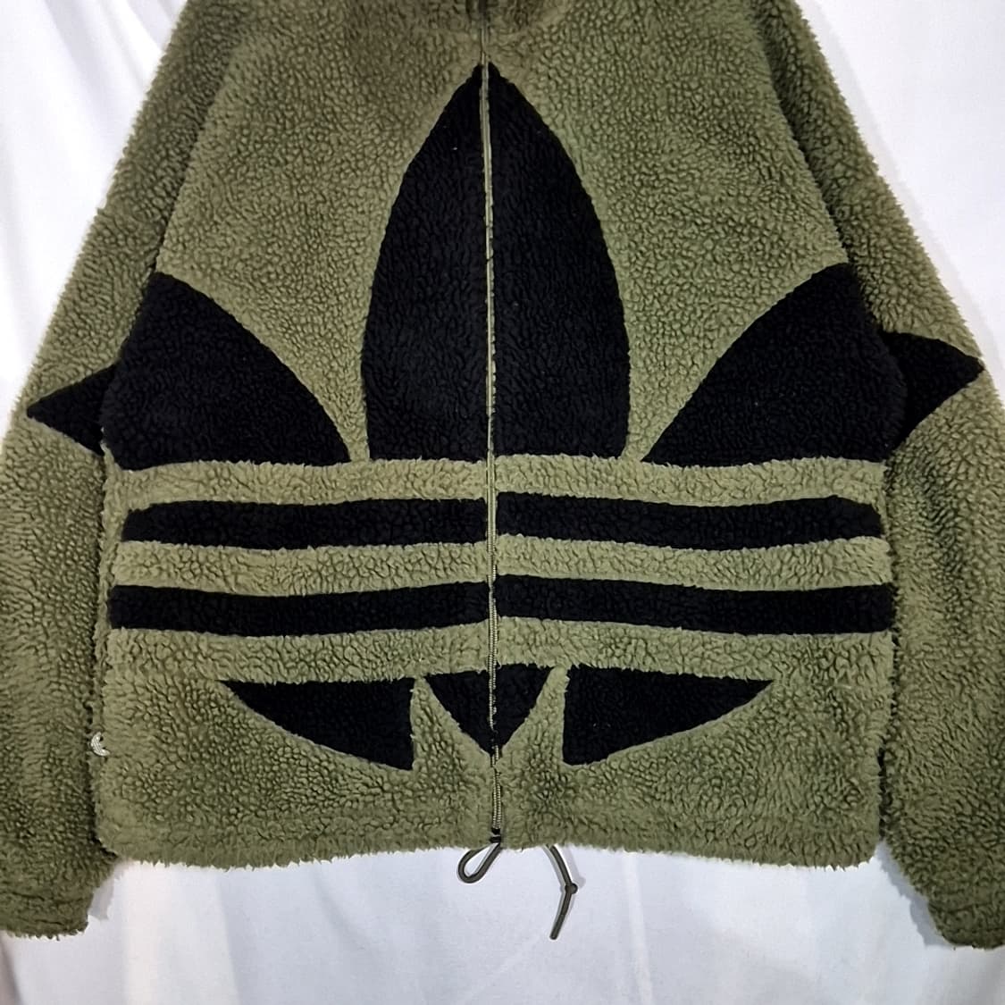 Adidas 아디다스 빅 트레포일 쉐르파 자켓 상품이미지2